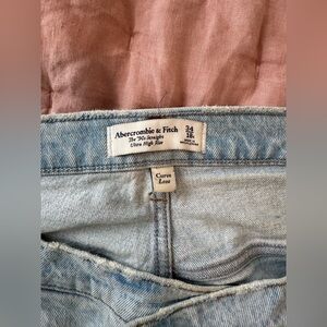 Abercrombie & Fitch Light Blue Straight Leg Jeans